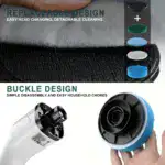 Electric Cleaning Brush for Household Surface Cleaning, Telescopic Long Handle – gallery image 8