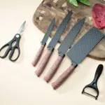 6-Piece Kitchen Knife System for Food Preparation with Stainless Steel Blades – gallery image 2