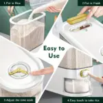 Large-Capacity Rice Storage Container for Storing & Dispensing Dry Foods, With Measuring Cup – gallery image 7