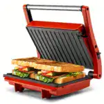 3-in-1 Electric Indoor Grill for Grilling & Pressing with 180-Degree Opening and Non-Stick Plates – gallery image 3