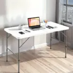 Folding Utility Table for Portable Work & Serving with Carry Handle and Adjustable Height – gallery image 5