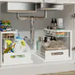 2-Tier Slide-Out Under-Sink Organizer for Storage & Organization with Pull-Out Rack Design – gallery image 11