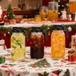 Glass Drink Jar for Cold Beverage Storage, Wide Mouth Design – gallery image 8