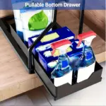 2pcs Under Sink Organizer for Sliding Storage Access with Pull-Out Shelf Design – gallery image 6