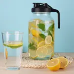 Glass Drink Jar for Cold Beverage Storage, Wide Mouth Design – gallery image 12