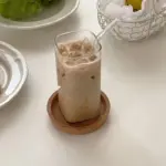 Square Glass Cup with Lid for Drinking Beverages, 13oz – gallery image 10