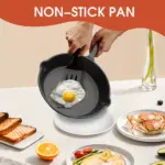 3pcs Cast Iron Skillet for Pan Frying & Searing, Drip Spout Design – gallery image 9