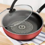 Nonstick Frying Pan with Lid for Pan Frying & Sautéing, 9.45-Inch – gallery image 6