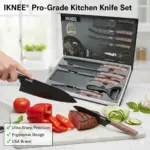 6-Piece Kitchen Knife System for Food Preparation with Stainless Steel Blades – gallery image 7