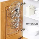 Metal Pot Lid Organizer Rack for Vertical Storage & Space Saving – gallery image 10