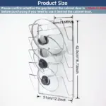 Metal Pot Lid Organizer Rack for Vertical Storage & Space Saving – gallery image 4