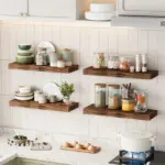 4-Piece Floating Shelves for Wall Mounting with Invisible Bracket Design – gallery image 5