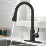 Kitchen Faucet for Sink Water Flow Control with Pull-Down Spray & Single-Handle Design – gallery image 6