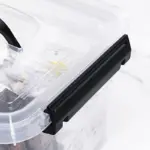 6-pack 6L Clear Plastic Storage Bins for Household Organization with Latching Lids – gallery image 10