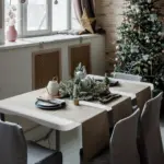 Plastic Folding Table for Portable Dining & Serving with Carrying Handle and Locking Design – gallery image 7