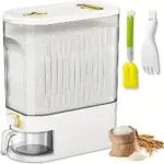 Large-Capacity Rice Storage Container for Storing & Dispensing Dry Foods, With Measuring Cup – gallery image 10