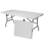 Plastic Folding Table for Portable Dining & Serving with Carrying Handle and Locking Design – gallery image 3