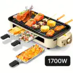 Smokeless Electric Grill for Indoor Grilling & Searing with Removable Non-Stick Plate – gallery image 5