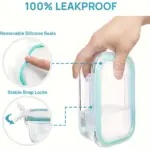 Glass Food Storage Containers for Meal Prep & Food Storage with Locking Lids – gallery image 7