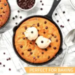 3pcs Cast Iron Skillet for Pan Frying & Searing, Drip Spout Design – gallery image 8