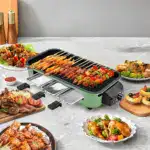 Smokeless Electric Grill for Indoor Grilling & Searing with Removable Non-Stick Plate – main image