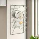 Metal Pot Lid Organizer Rack for Vertical Storage & Space Saving – gallery image 2