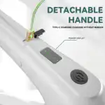 Electric Cleaning Brush for Household Surface Cleaning, Telescopic Long Handle – gallery image 9