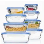 16-Piece Sealed Glass Food Storage Container Set for Food Storage & Meal Prep, Durable Glass – gallery image 9