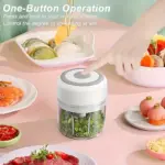 Electric Mini Food Chopper for Chopping & Mincing, Portable Compact Design – gallery image 12