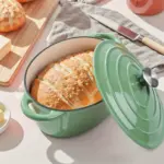 Enameled Cast Iron Dutch Oven Pot with Lid for Bread Baking & Cooking, Dual Handles – gallery image 7