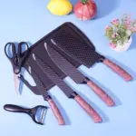 6-Piece Kitchen Knife System for Food Preparation with Stainless Steel Blades – gallery image 10