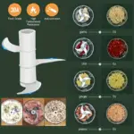 Electric Mini Food Chopper for Chopping & Mincing, Portable Compact Design – gallery image 6