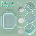 16-Piece Sealed Glass Food Storage Container Set for Food Storage & Meal Prep, Durable Glass – gallery image 8