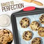 3pcs Carbon Steel Nonstick Baking Pan for Baking & Roasting with Silicone Handle Grip – gallery image 7