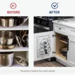 Metal Pot Lid Organizer Rack for Vertical Storage & Space Saving – gallery image 6