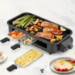 Smokeless Electric Grill for Indoor Grilling & Searing with Removable Non-Stick Plate – gallery image 2