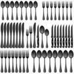 48-Piece Stainless Steel Flatware Set for Dining, Mirror Finish – main image