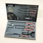 6-Piece Kitchen Knife System for Food Preparation with Stainless Steel Blades – gallery image 8