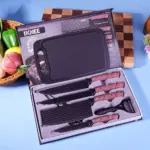 6-Piece Kitchen Knife System for Food Preparation with Stainless Steel Blades – gallery image 9