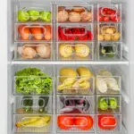 6pcs Refrigerator Organizer Bins for Sorting & Storing Household Items, Transparent – gallery image 3