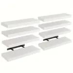 4-Piece Floating Shelves for Wall Mounting with Invisible Bracket Design – gallery image 2