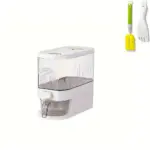 Large-Capacity Rice Storage Container for Storing & Dispensing Dry Foods, With Measuring Cup – main image