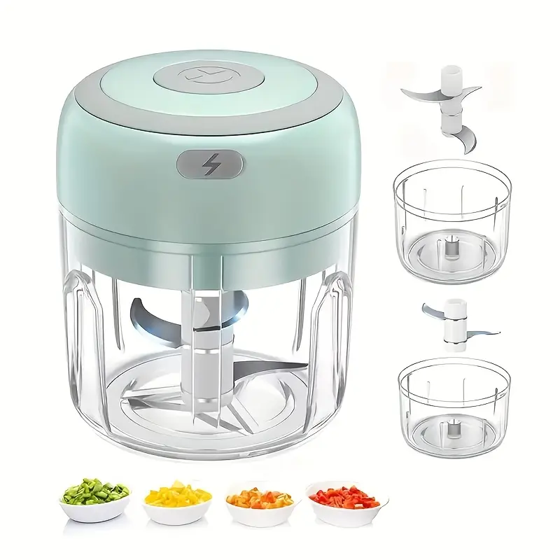 Electric Mini Food Chopper for Chopping & Mincing, Portable Compact Design – description image 4